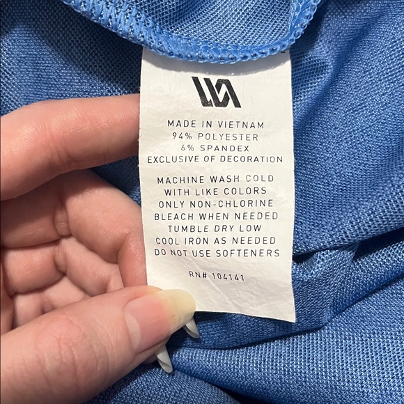 Men’s size XXL blue long sleeve button down - Picture 4 of 7